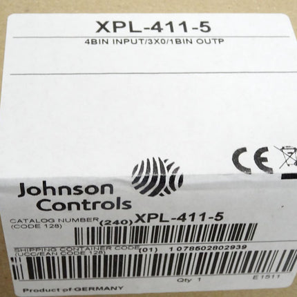 Johnson Controls XPL-411-5 / Neu OVP versiegelt