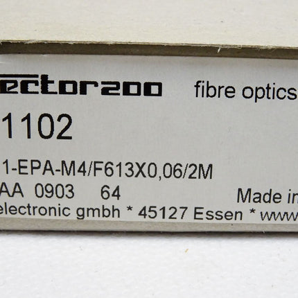 Ifm Efector200 Fibre optics Lichtwellenleiter Einweglichtschranke E21102 FE-11-EPA-M4/F613X0,06/2M / Neu