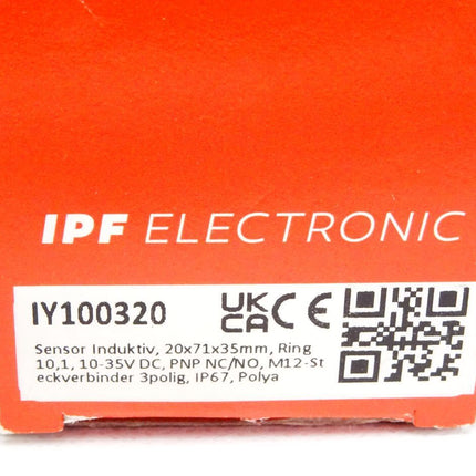 Ipf electronic IY100320 Sensor Induktiv / Neu OVP