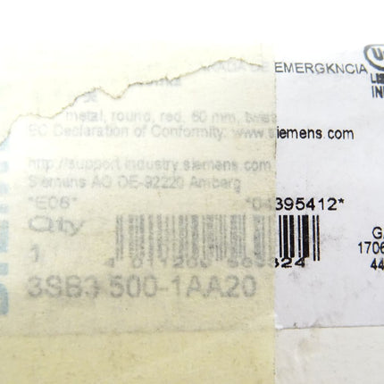 Siemens 3SB3500-1AA20 / Neu OVP