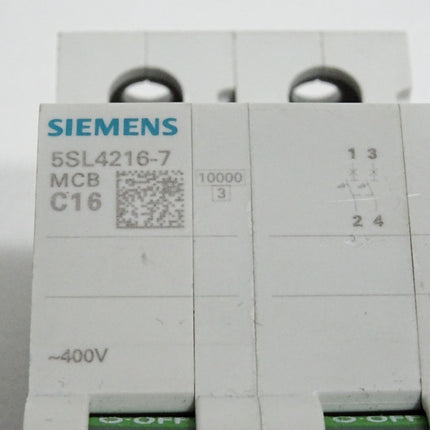 Siemens 5SL4216-7 MCB C16 Leitungsschutzschalter