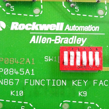 Rockwell Automation Allen Bradley Board CP0842A1 CP0845A1 PN867 Function key Facia