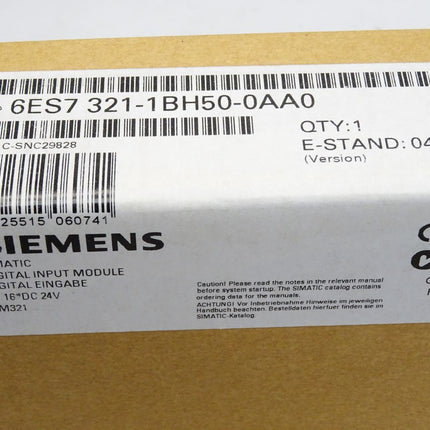 Siemens SM321 6ES7321-1BH50-0AA0 / 6ES7 321-1BH50-0AA0 Neu OVP versiegelt