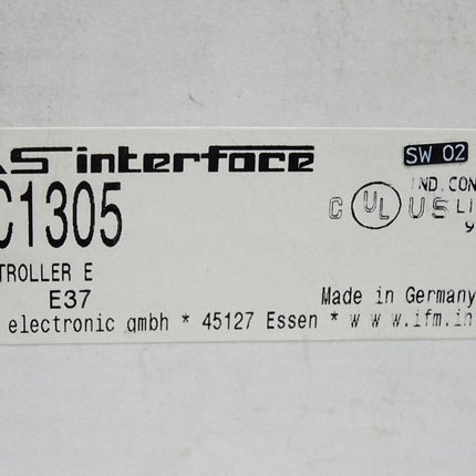 Ifm electronic AC1305 AS-Interface PROFIBUS DP-Gateway ControllerE 1Mstr DP RS232/ Neu OVP