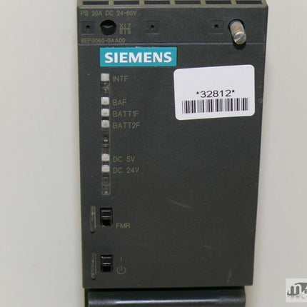 Siemens Simatic  6EP8090-0AA00 E.6 Power Supply 6EP8 090-0AA00