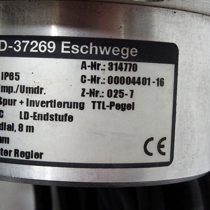 Talheim Drehgeber ITD 40 B10 1024 R NI KR8 S 11 IP65 1024Imp.  314770