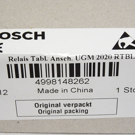 Bosch Relais UGM 2020 RTBL  4.998.148.262 / 4998148262 / Neu OVP