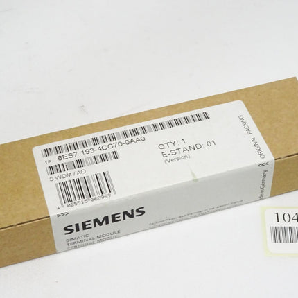 Siemens 6ES7193-4CC70-0AA0 6ES7 193-4CC70-0AA0 / Neu OVP versiegelt