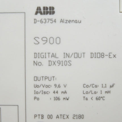 ABB S900 DX910S Digital In/Out DIO8-Ex