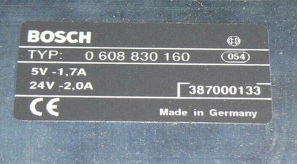 BOSCH / Rexroth SE301 / SE 301 Controller 0608830160 / 0 608 830 160