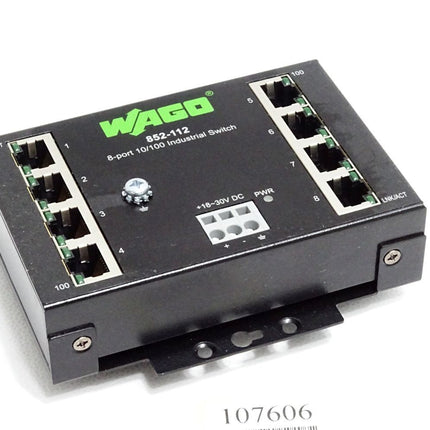 Wago 852-112 Industrial-ECO-Switch 8 Ports 100Base-TX