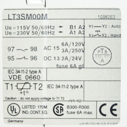 Telemecanique LT3 SM00M LT3SM00M Thermistor-Vollschutzrelais