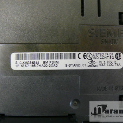 Siemens 6ES7195-7HA00-0XA0 E:01 Simatic S7 6ES7 195-7HA00-0XA0 Busmodul