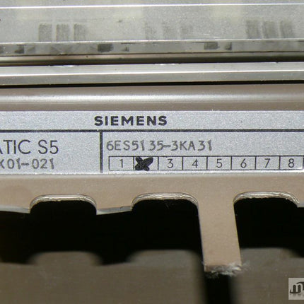 Siemens 6ES5135-3KA31 / 6ES5 135-3KA31 Rack Simatic S5