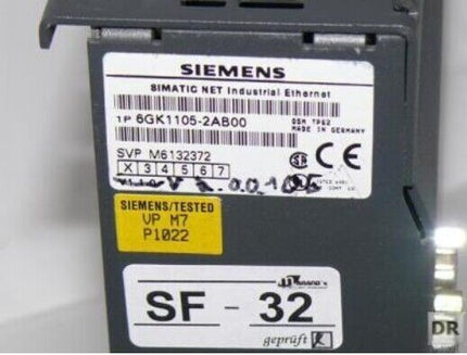 Siemens 6GK1105-2AB00 / 6GK1 105-2AB00 OPTICAL SWITCH NET TP62 / E:02 V2.0.0.1