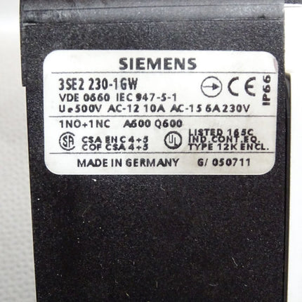 Siemens 3SE2230-1GW Positionsschalter / Neu OVP