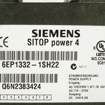 Siemens Sitop Power 4 6EP1332-1SH22