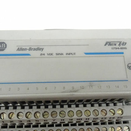 Allen Bradley Flex I/O 1794-IB16 Anschlussblock 24 VDC Sink Input