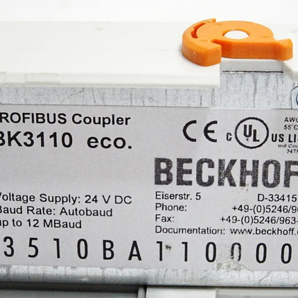 Beckhoff BK3110 eco Buskoppler