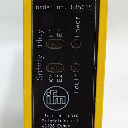 ifm electronic Safety Relay G1501S