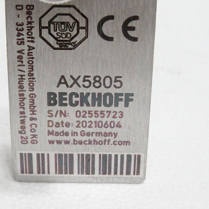 Beckhoff AX5805 TwinSAFE-Drive-Optionskarte / Neuwertig OVP