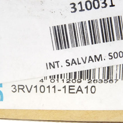 Siemens 3RV1011-1EA10 / Neu OVP