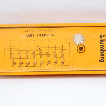 Lumberg Aktor-Sensor-Box / ASBS 8/LED-5/4