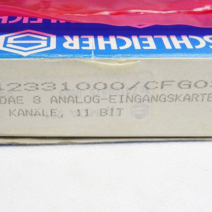 Schleicher PDAE 8 PDAE8 Analog-Eingangskarte 8 Kanäle 42331000 / CFG03