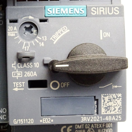 Siemens Sirius 3RV2021-4BA25 Leistungsschalter