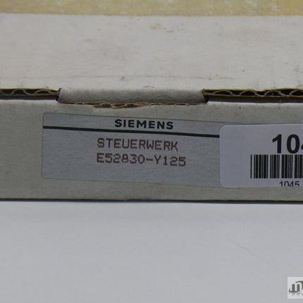 Neu: Siemens Steuerwerk E52830-Y125 / E5 2830-Y125