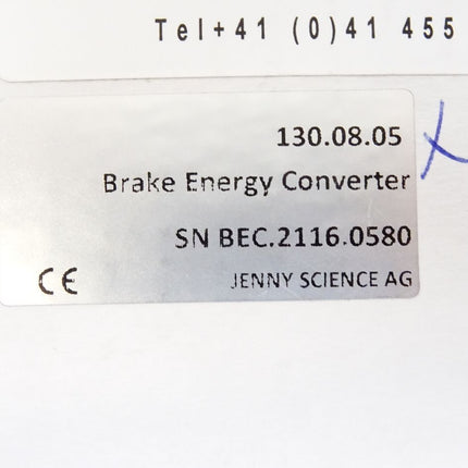 Jenny Science Brake Energy Converter 130.08.5 / Neu OVP