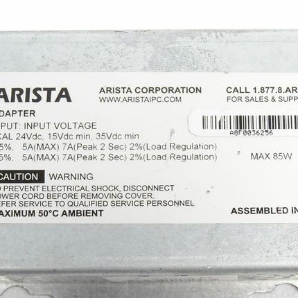 Arista DC Adapter A8F0036256