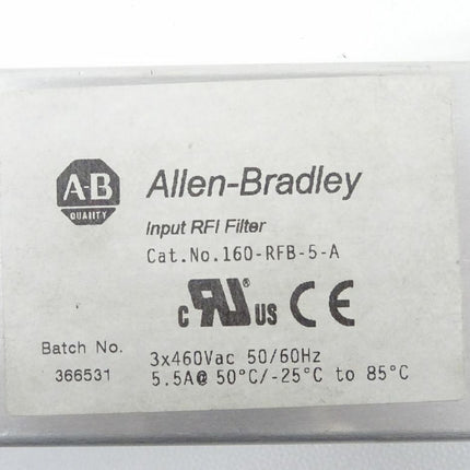 Allen Bradley 160-RFB-5-A Input PFI Filter