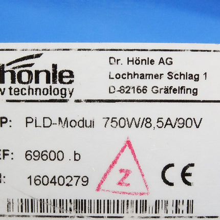 Hönle PLD-Modul 75LED 750W 8.5A 90V / Neuwertig