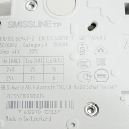 ABB Smiss Line S401 M C1 2CCS571001R0014 / Neu