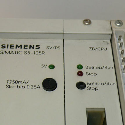 Siemens 6ES5105-3RA11 Simatic S5-105R / 6ES5 905-3RA11 /  6ES5 488-3LA31