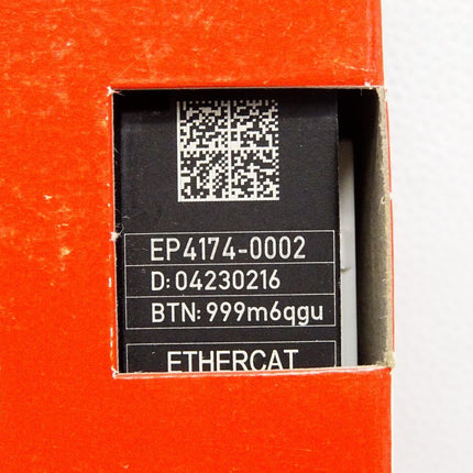 Beckhoff EP4174-0002 EtherCAT Box 4-Kanal-Analog-Ausgang / Neu OVP versiegelt