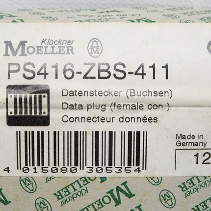 Klöckner Moeller PS416-ZBS-411 Datenstecker / Neu OVP