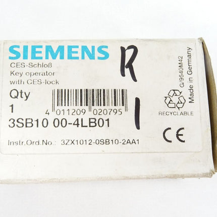 Siemens CES-Schloss 3SB1000-4LB01  / Neu OVP