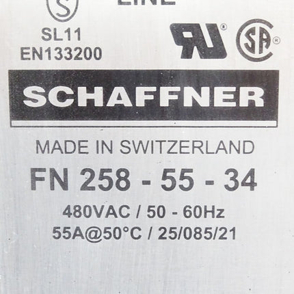 Schaffner Line Filter FN258-55-34 FN 258-55-34