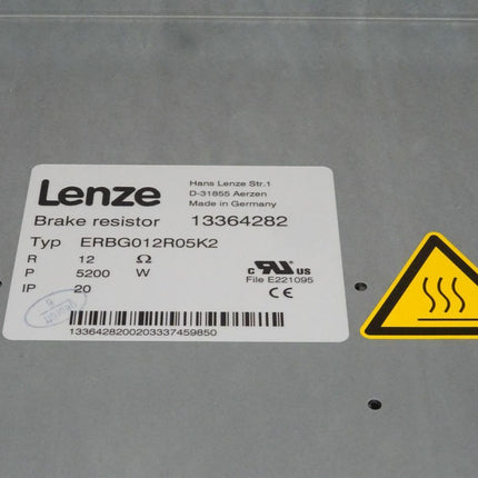 Lenze ERBG012R05K2 Bremswiderstand 13364282 / 12Ohm / 5200W