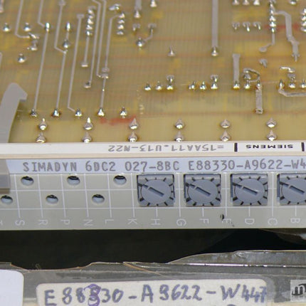 Siemens 6DC2027-8BC Simadyn 6DC2 027-8BC / E88330-A9622-W447