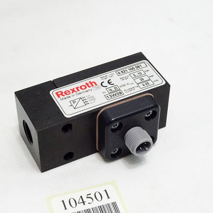 Rexroth Drucktransmitter 0821100081 PE1-SA-G014-000-100-M012 0...10bar Pmax 30 bar 10...32VDC 4-20mA / Unbenutzt