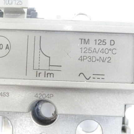 Merlin Gerin TM125D 125A/40°C / 4P3D+N/2