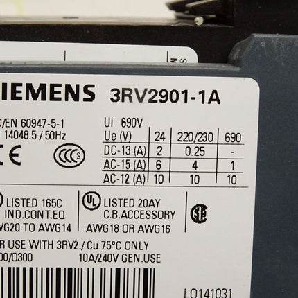 Siemens Sirius 3RV2021-4BA25 Leistungsschalter