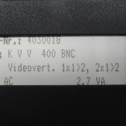 MHM Electronic KVV400BNC Videoverteiler 4030018 neu-OVP