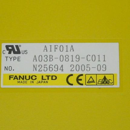 Fanuc AIF01A Interface Modul A03B-0819-C011 // N25694 2005-09 NEU