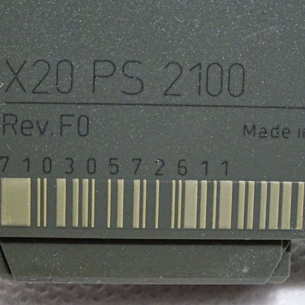 B&R X20PS2100 Rev.F0 X20 PS 2100 Einspeisemodul