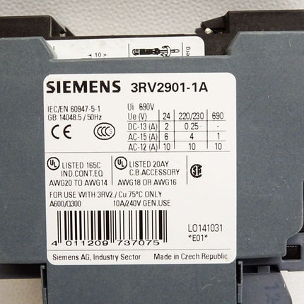 Siemens Sirius 3RV2021-0HA10 Leistungsschalter