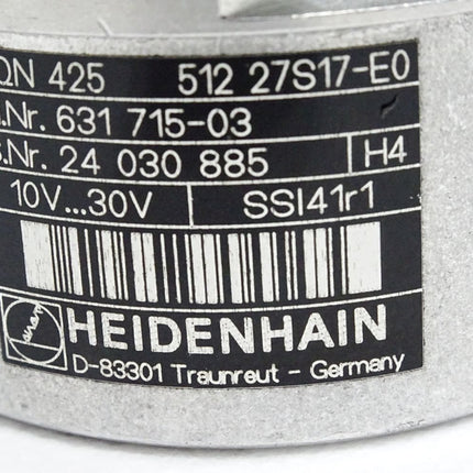 Heidenhain Drehgeber EQN 425 512 27S17-E0 / EQN42551227S17-E0 / 631715-03 / Neuwertig